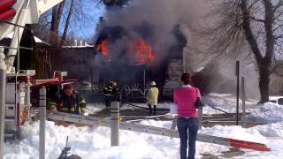 House Fire South 4th St Warrenton VA 2172014 [upl. by Carson854]