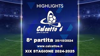 highlights Calcio A8 Stella Azzurra  8a partita [upl. by Amej791]