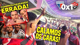 Vitor Por Aí 1  CALAMOS O CASTELÃO  FORTALEZA 0x1 VITÓRIA VLOG VIAGEM [upl. by Sewell]