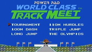 World Class Track Meet  NES Gameplay [upl. by Amity]