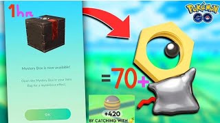 Mystery Box Pokemon Go gameplay pokemongo shiny pokemon trending viral special mythical pgs [upl. by Aleras]