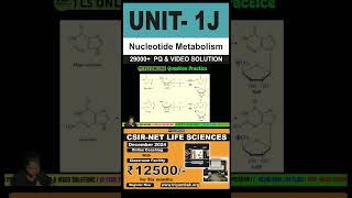 CSIR Practice Question  Unit 1 Biochemistry  Topic J  csirpreviousyearquestions [upl. by Gibeon]