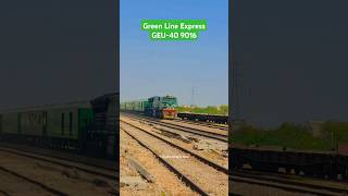 6dn Greenline Express 9016 blasting through pass from Dabheji 🔥👑 foryou shortsviral greenline [upl. by Celestyna69]