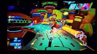 Nickelodeon Kart Racers 3 Slime Speedway Switch Part 65 Atom Cup Fast 3 Star Redemption [upl. by Redep457]