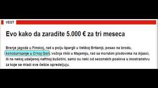 Kako zaraditi 5 000 € za 3 meseca  kao konobar u Crnoj Gori [upl. by Nnek]