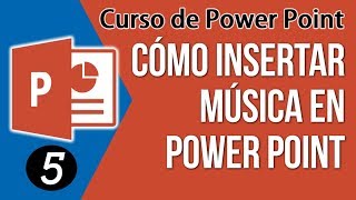 Como Insertar Musica en Power Point  Curso de PowerPoint 201020132016 [upl. by Adora]