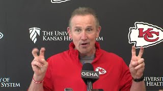 Chiefs DC Steve Spagnuolo Defense remains leery of Miamis speed [upl. by Curtis]