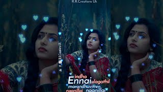 💔💔Kannalane Enadhu Kannai Lyrics💔💔BombayTamilfull screen whatsapp statusRRCreations Uk [upl. by Etterb780]