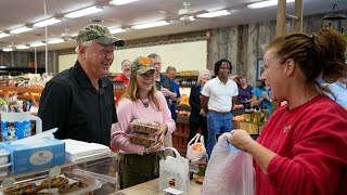 Tim Walz Dont Skip the Apple Cider Donuts  HarrisWalz 2024 [upl. by Thorley]