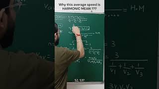 harmonicmean  Average speed using the knowledge of Harmonic meanphysicstips physicswithparas [upl. by Nnylyram]