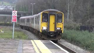 Pontypool train station train going to Manchester Piccadilly [upl. by Peppie643]