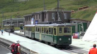 Kleine Scheidegg Wengeneralpbahn WAB [upl. by Alhahs]