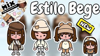 Novo pacote Estilo Bege de Toca Life World  Toca Nanda [upl. by Bonnibelle]