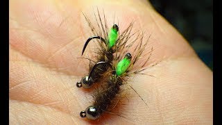 Tying a Jig Head Peeping Caddis Nymph with Davie McPhail [upl. by Eihtur]