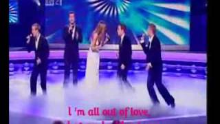 Westlife Feat Delta Goodrem  All Out Of Love lyrics [upl. by Deni]