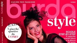 Burda style122023cucire per passione🍸🍾🎆🎇 [upl. by Nauqes]