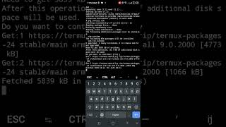 Install a Package Android Hacking with Termux [upl. by Giusto374]