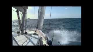 Testing a new sailing boat  Hanse 470e Maris Stella [upl. by Nohtiek]