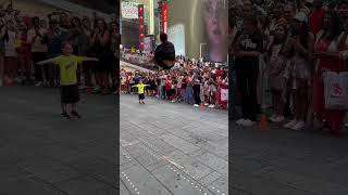 Times Square street breakdancing 917timessquare breakdancing manhattan newyorkcity [upl. by Ardys]