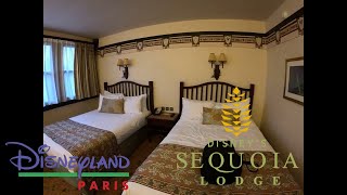 Disneyland Sequoia Lodge Hotel Room Tour 4K [upl. by Adamok]