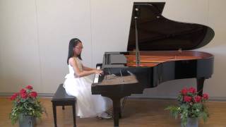 Concone Study in A flat major op30 no19 played by Hannah Park [upl. by Haelat]