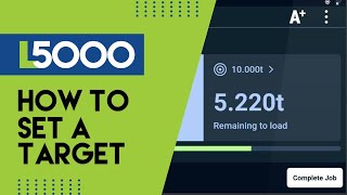 Loadrite L5000 — How to Set a Target [upl. by Onitsoga]