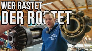 Keine PAUSE  Lager  Bremsen  Rost und Lack  UNIMOG Restauration  vlog 319 [upl. by Lia]