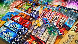 SUPER VEEL VUURWERK AFSTEKEN [upl. by Aneba]