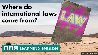 Where do international laws come from  An animated explainer [upl. by Etram]