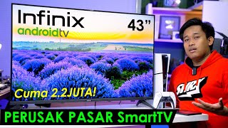 Infinix Bikin RUSUH Pasar SmartTV‼️ Rilis AndroidTV 43” Cuma 22JUTA‼️ Infinix TV 43X5 [upl. by Lillie]