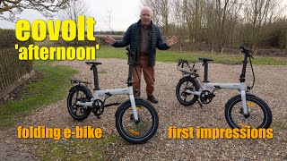 EOVolt quotAfternoonquot 20in folding ebike  First impressions [upl. by Eiramanit769]