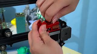 Install 3D Printer Extruder CR10 Ender3 [upl. by Mahau]