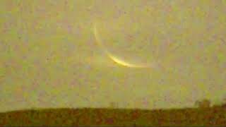 3 crescent rising at 0530 on a cloudy Nov 29 2024 [upl. by Kirsten]