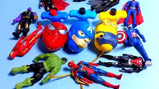 SATISFYING UNBOXING AVENGERS TOYSKID TOYSMARVELSUPERHEROASMRSPIDERMANSUPERMAN [upl. by Jecon]