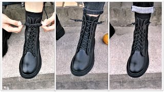 13 Creative Ways To Lace Your Boots [upl. by Meris268]