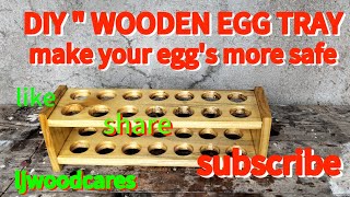 DIY ulit tayo WOODEN EGG TRAY viralvideo egg youtubevideo diy [upl. by Adelle249]