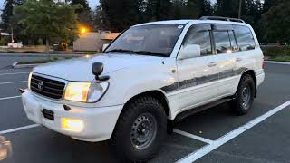 1999 Toyota Lands Cruiser 100 VX limited turbo diesel 42L 4WD Shoreline WA USA [upl. by Asp621]