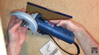 Bosch professional GWS 9125 S  Unboxing new angle grinder [upl. by Artap]