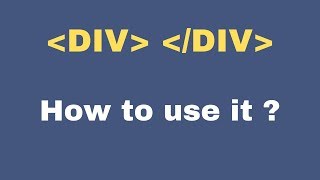 How to use div with css class in html [upl. by Hamal858]