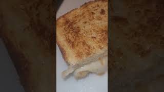 Grilled Havarti and pepper jack cheese on homemade sour dough bread dinner cheese yummy [upl. by Hanikehs]