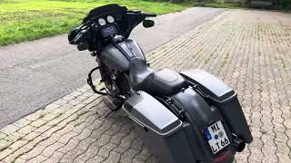 Verkaufe meine ❎Harley Davidson Street Glide 114 Bagger APE Kesstech❎ [upl. by Nonnerb542]