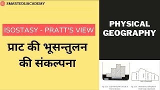 L18  Pratt view on ISOSTASY  Physical Geography  Geography Optional [upl. by Guenevere]