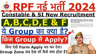 RPF Recruitment 2024  RPF Group A B C D Kya Hai RPF Group Wise Full Details  RPF Low Cut Off [upl. by On476]