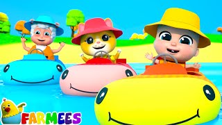 Row Row Row Your Boat  Singalong Adventure Nursery Rhyme for Kids [upl. by Nawiat781]