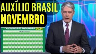 URGENTE CALENDÁRIO DE PAGAMENTOS DO AUXÍLIO BRASIL PARA NOVEMBRO [upl. by Raskin905]