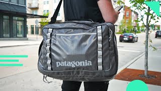 Patagonia Black Hole MLC 45L Review  Max Legal CarryOn Travel Bag [upl. by Haya]