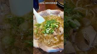 교토 오미야역 근처 돈코츠라멘 맛집 travel kyoto kyotovlog [upl. by Shuman]