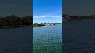 Disneys Grand Floridian Resort amp Spa while riding the boat ferry to magic kingdom [upl. by Alioz]