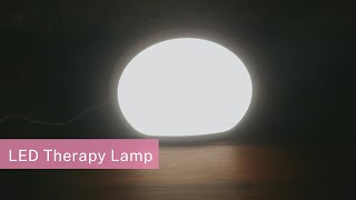 Verilux HappyLight Alba  New Round UVFree LED Therapy Lamp Review [upl. by Ferdinana]