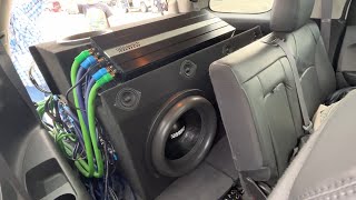 SUBWOOFER TEARS UP THIS DENALI QUARTER OHM DEMO [upl. by Crotty671]